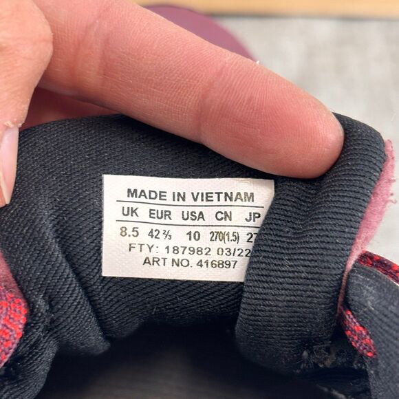 Salomon Outpulse Gore-Tex Hiking Shoes Maroon Black Gorpcore Women’s 10‎ - Picture 10 of 12